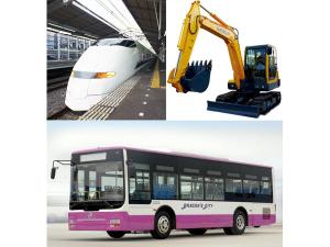 Veículos e máquinaria para construção e transporte